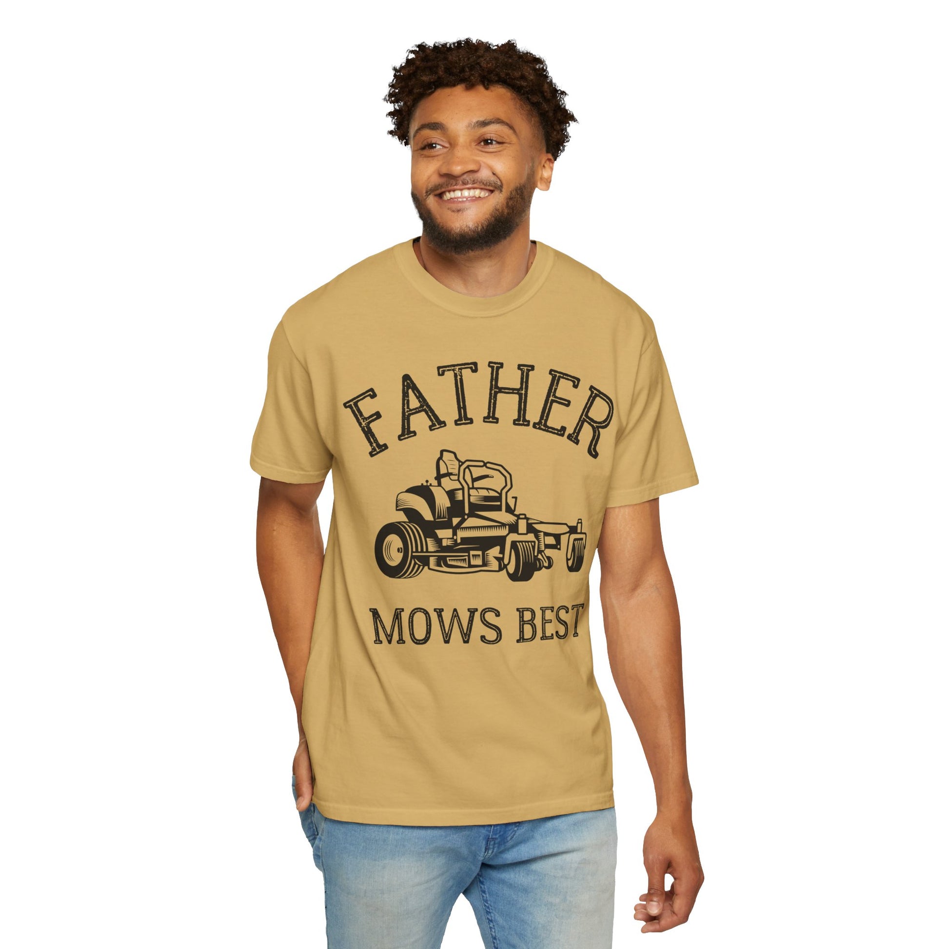 Father Mows Best Lawn Mowing Shirt | Funny Dad Gift Idea