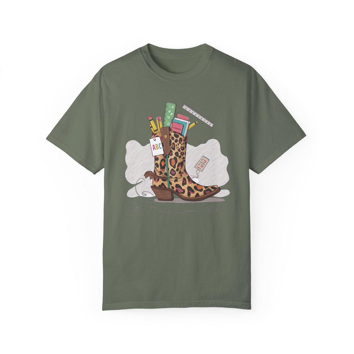 Western Teacher Shirt - Cowgirl Boho Teacher Tshirt Moss