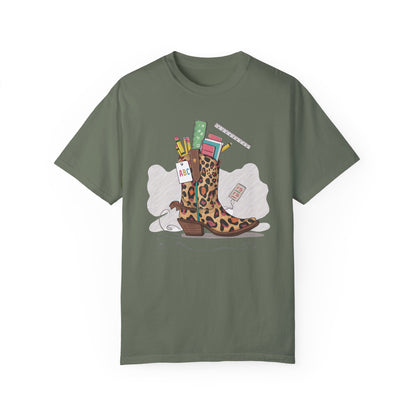 Western Teacher Shirt - Cowgirl Boho Teacher Tshirt Moss