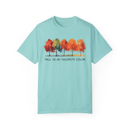 All Is My Favorite Color Autumn Shirt | Fall Season Apparel Chalky Mint