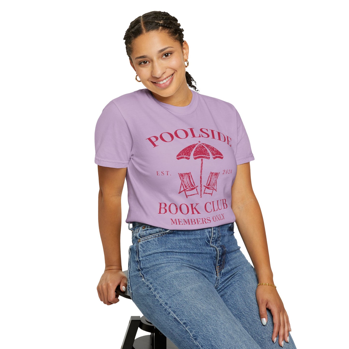 Poolside Book Club Est 2024 Member Only Tee - Bookish Summer Shirt