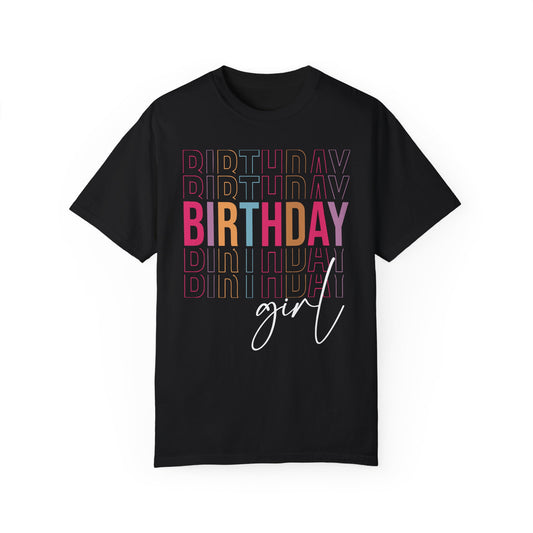 Birthday Girl Shirt - Girls Birthday Party TShirt Black