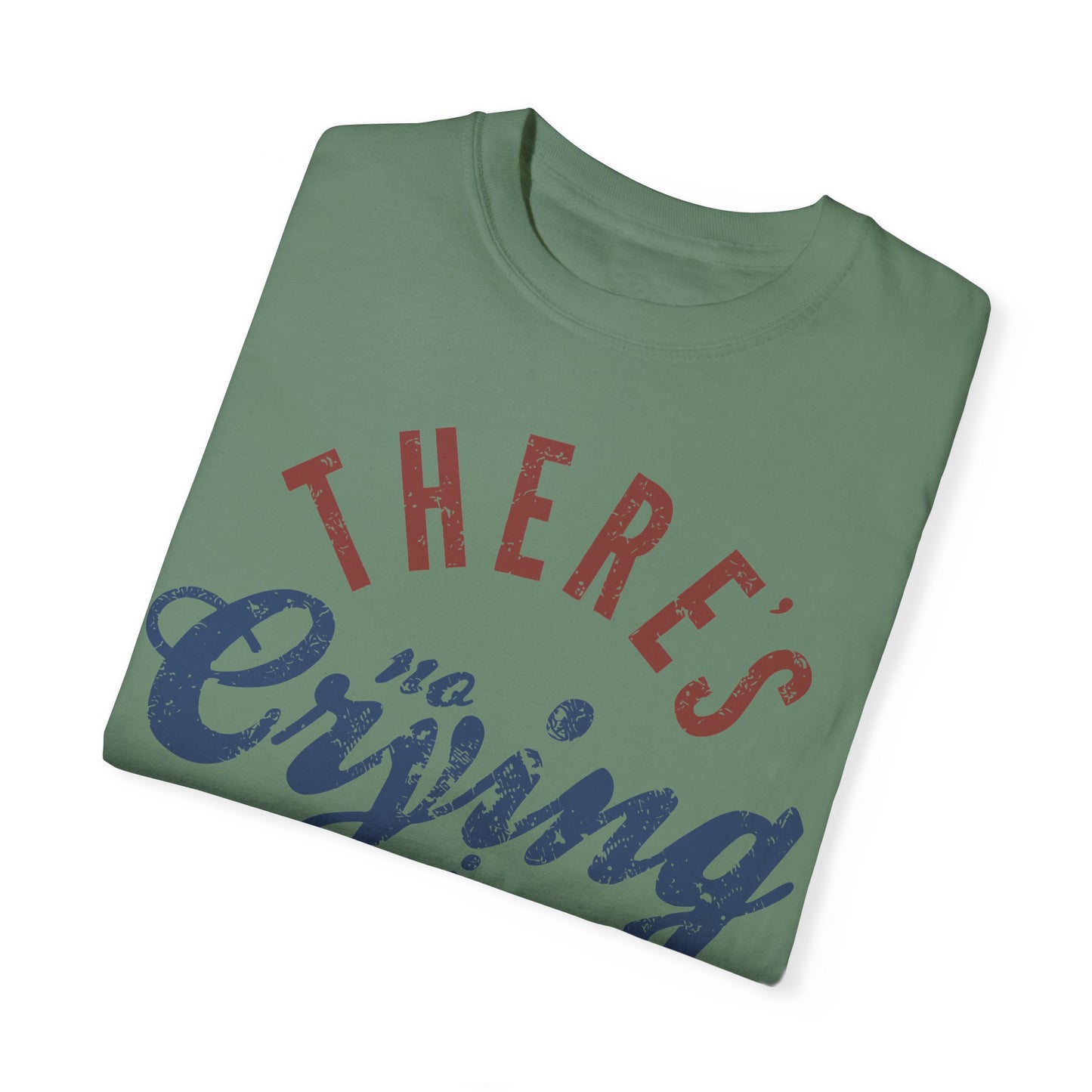 There's No Crying in Baseball Shirt, Funny Baseball Tees, Sports Mom Gifts, Game Day Shirt Light Green