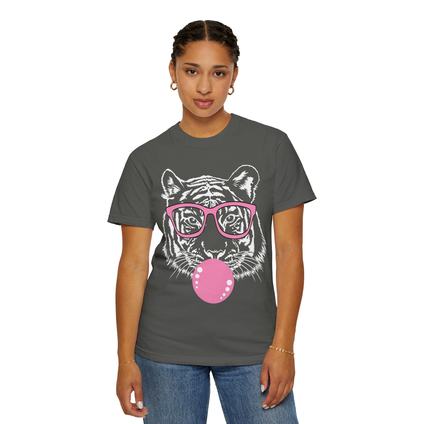 Tiger Shirt, Bubblegum Tiger T-shirt, Tiger Face Shirt