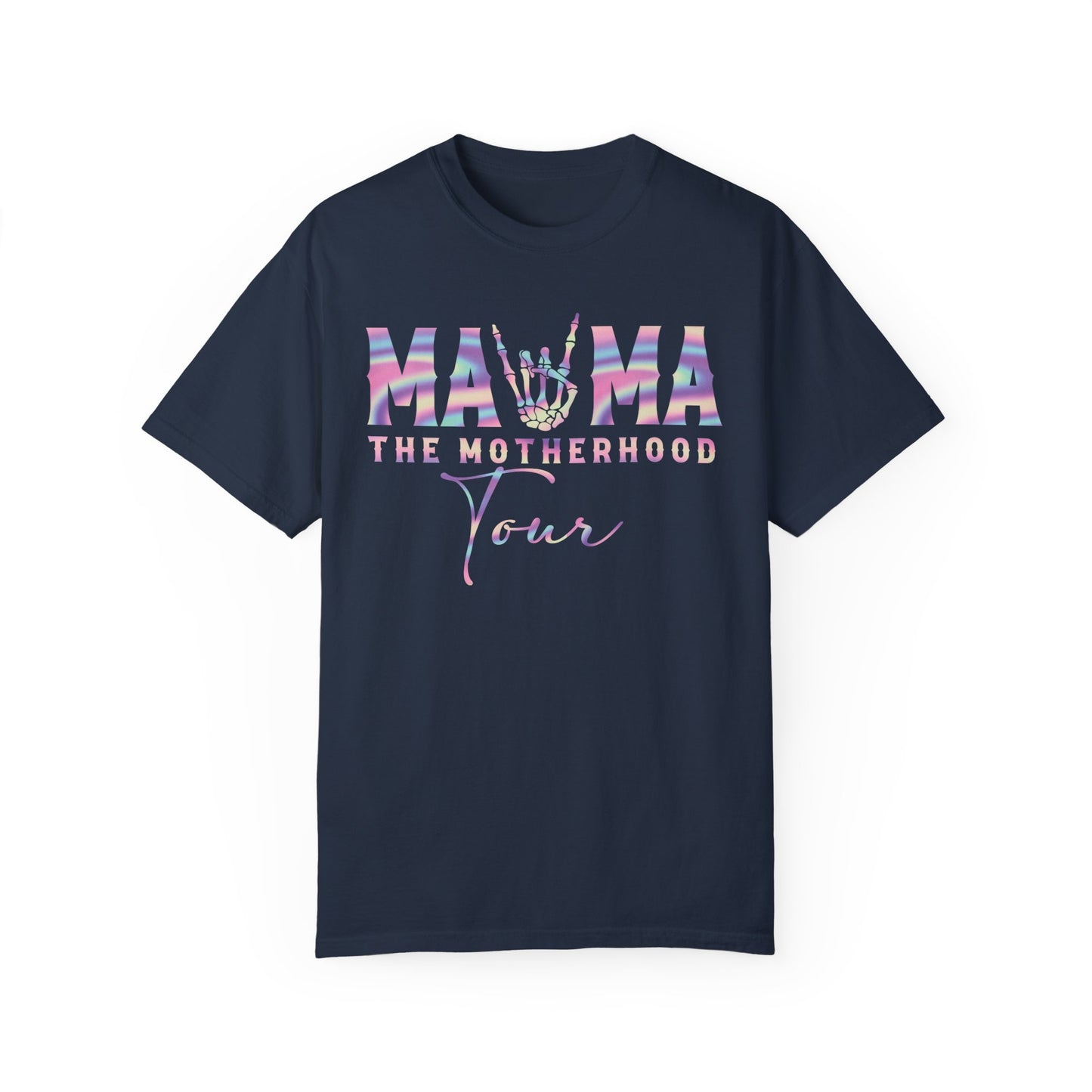 The Motherhood Tour Shirt - Mama Rock Tour Shirt Navy