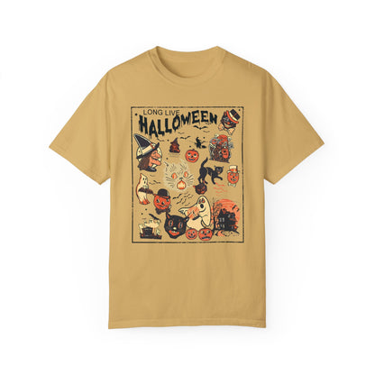 Retro Halloween Shirt, Long Live Halloween, Vintage Halloween Shirt Mustard