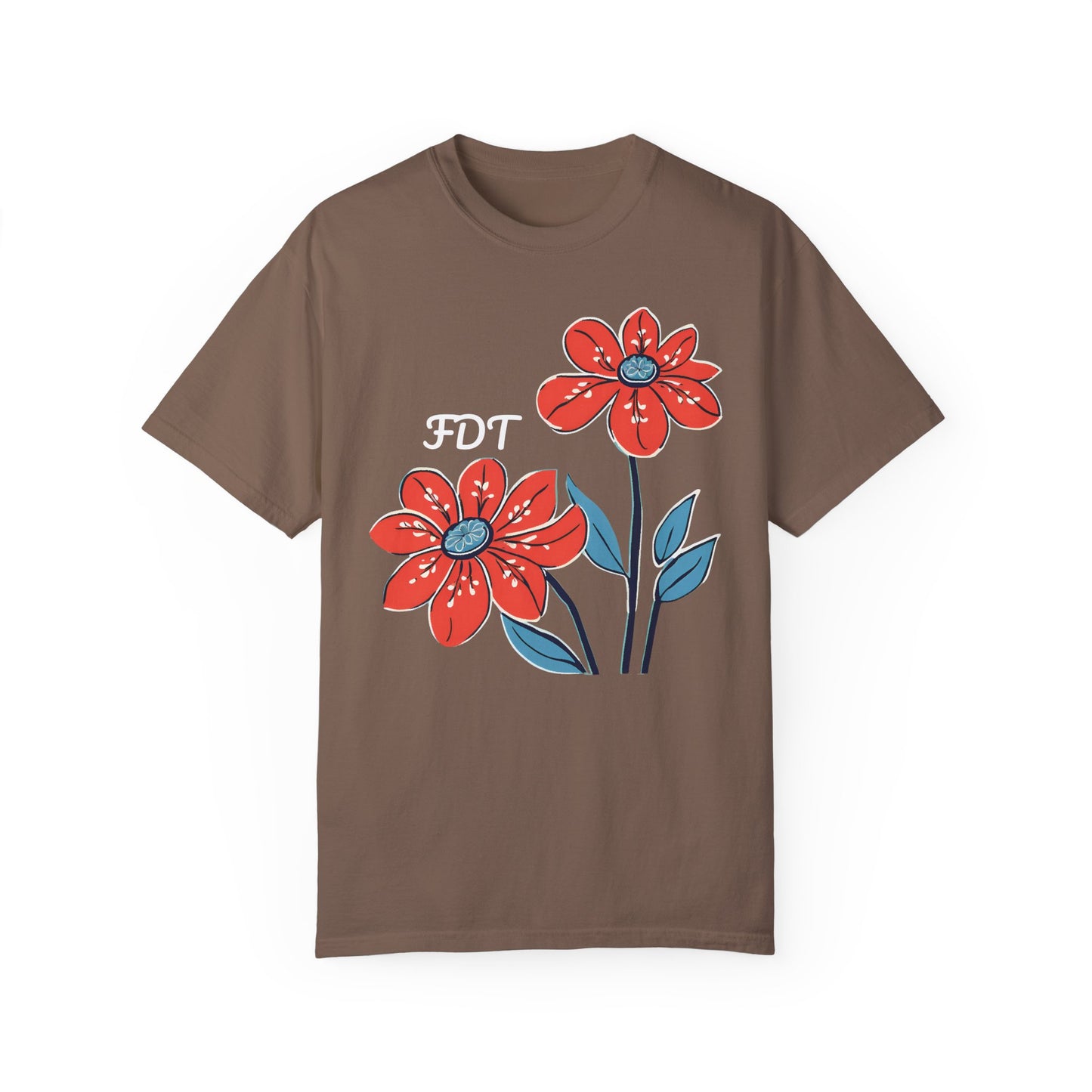 FDT Floral Comfort Colors Protest Shirt - Anti-Trump Graphic Tee