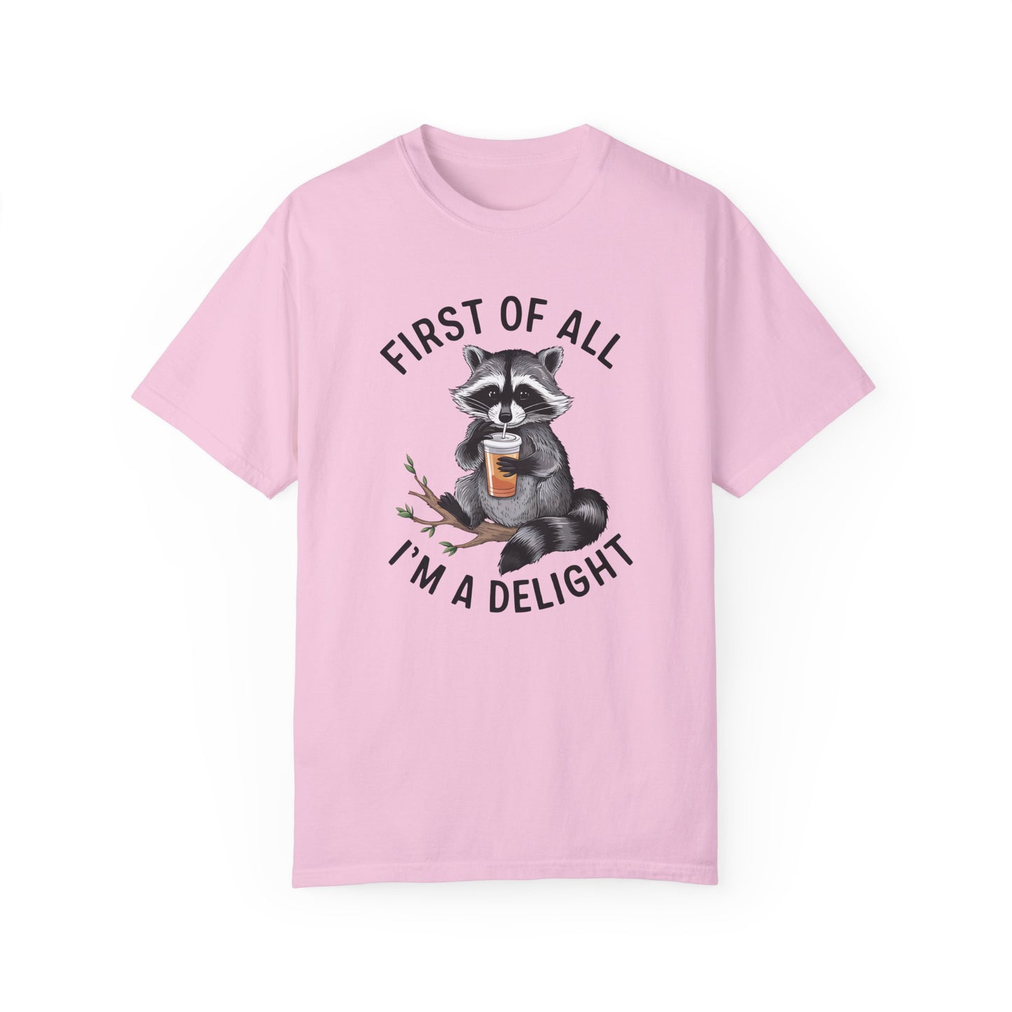 Retro First Of All I'm A Delight Sarcastic Angry Opossum Lover Shirt Blossom