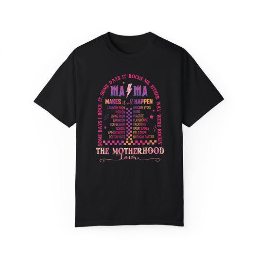 The Motherhood Tour Shirt - Mama Rock Tour Shirt Black