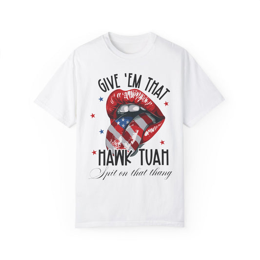 Retro Give Em That Hawk Tuah Shirt White