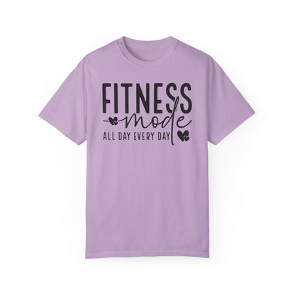 Fitness Mode Comfort Colors Gym Workout T-Shirt - Activewear Style