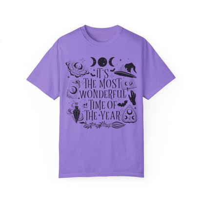 It's The Most Wonderful Time Of The Year Fall T-Shirt - Spooky Shirt Violet