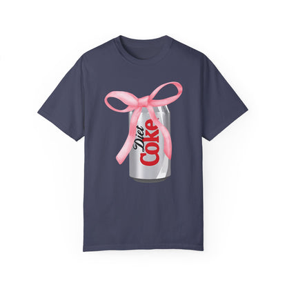 Diet Coke Pink Bow Tshirt Denim