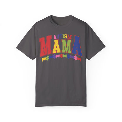 Comfort Colors Autism Mama Shirt Graphite