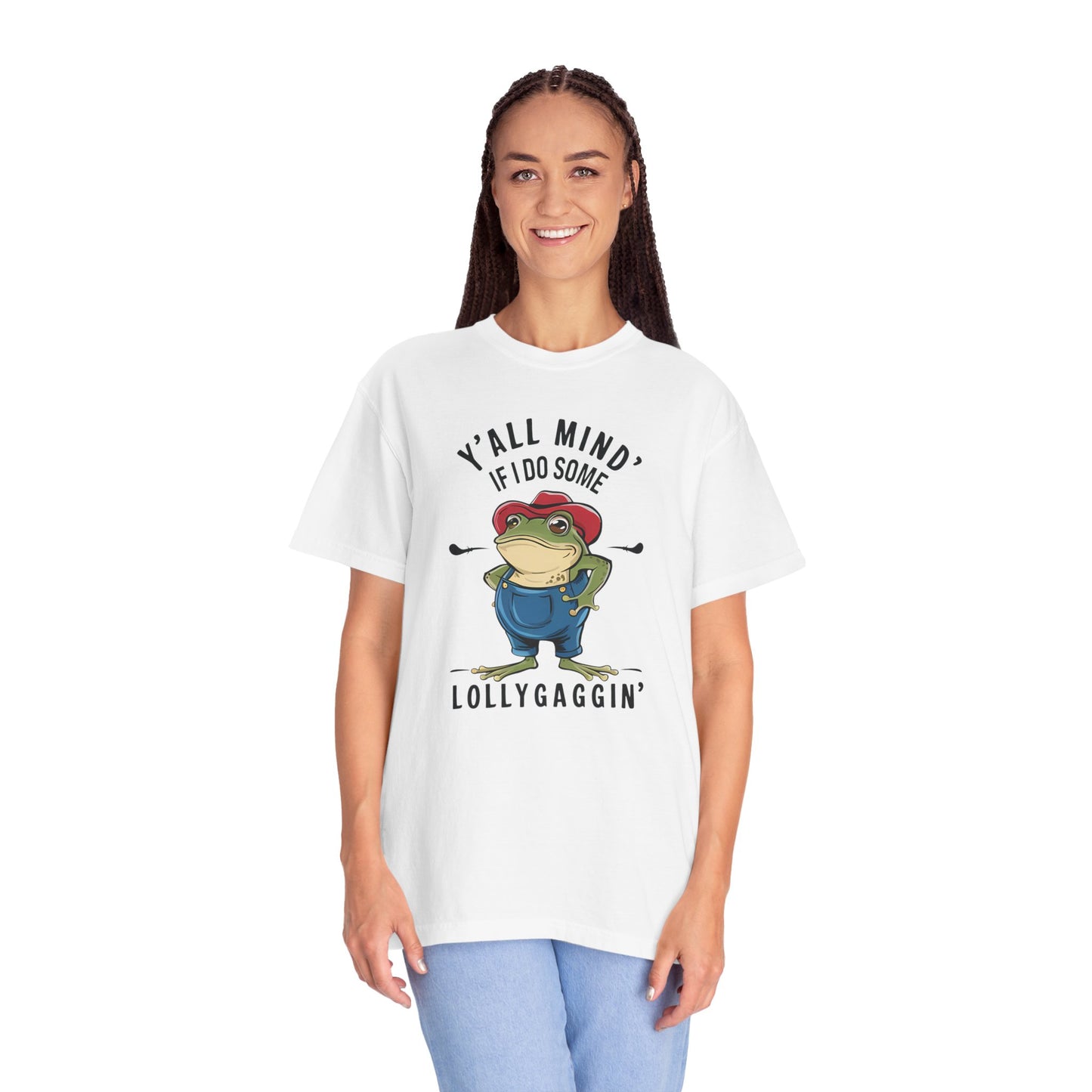 Y'all Mind If I Do Some Lollygagging Funny Frog Tshirt