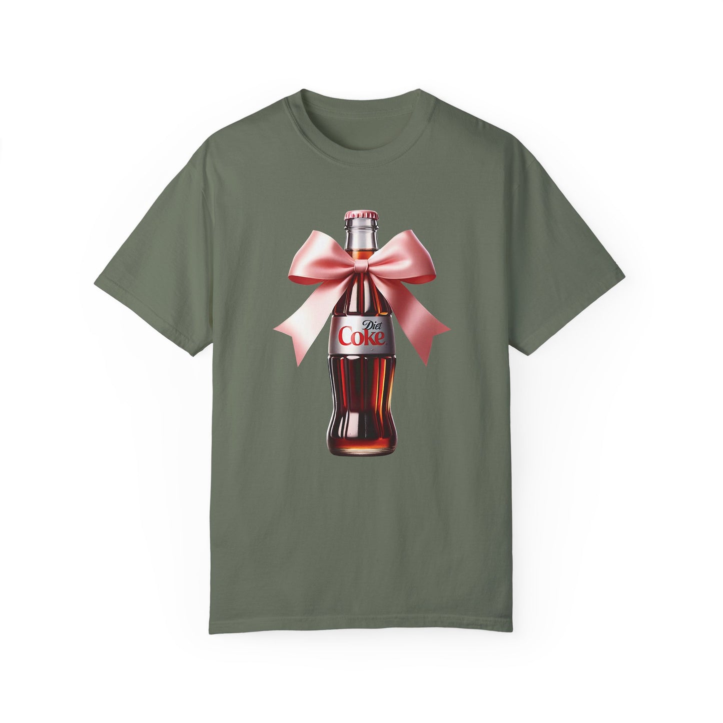 Diet Coke Tee - Comfort Colors T-shirt Moss