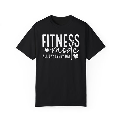 Fitness Mode Comfort Colors Gym Workout T-Shirt - Activewear Style