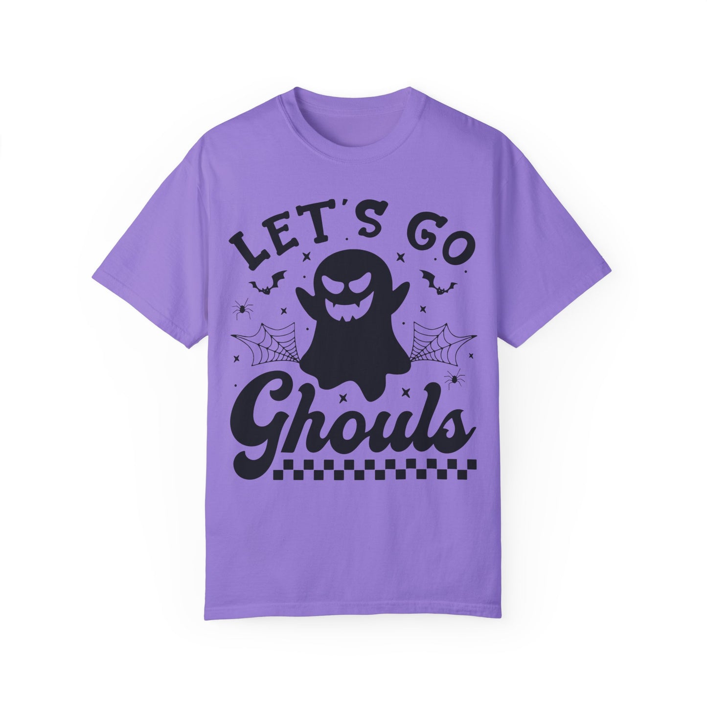 Lets Go Ghouls Shirt Comfort Colors Ghost Shirt Violet