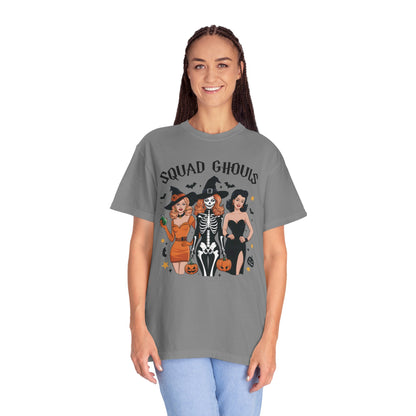 Squad Ghouls Shirt Retro Halloween Comfort Color Tee