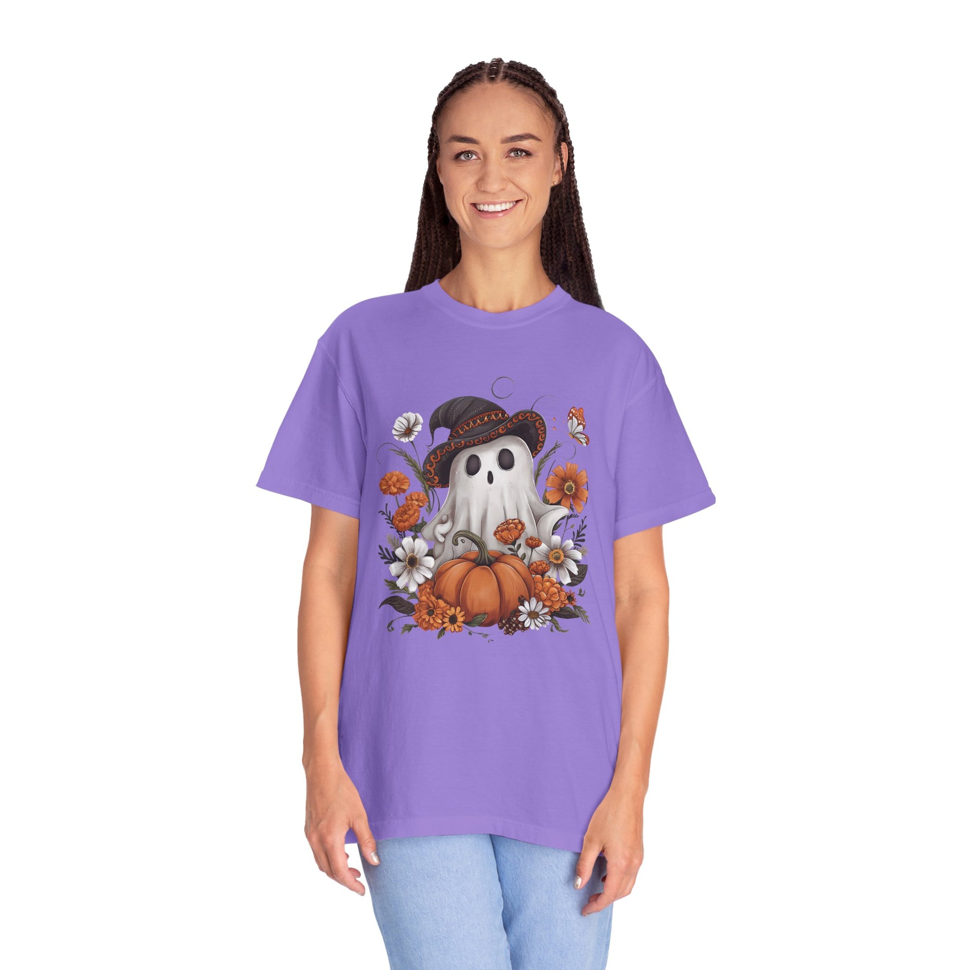 Halloween Ghost Comfort Colors Shirt