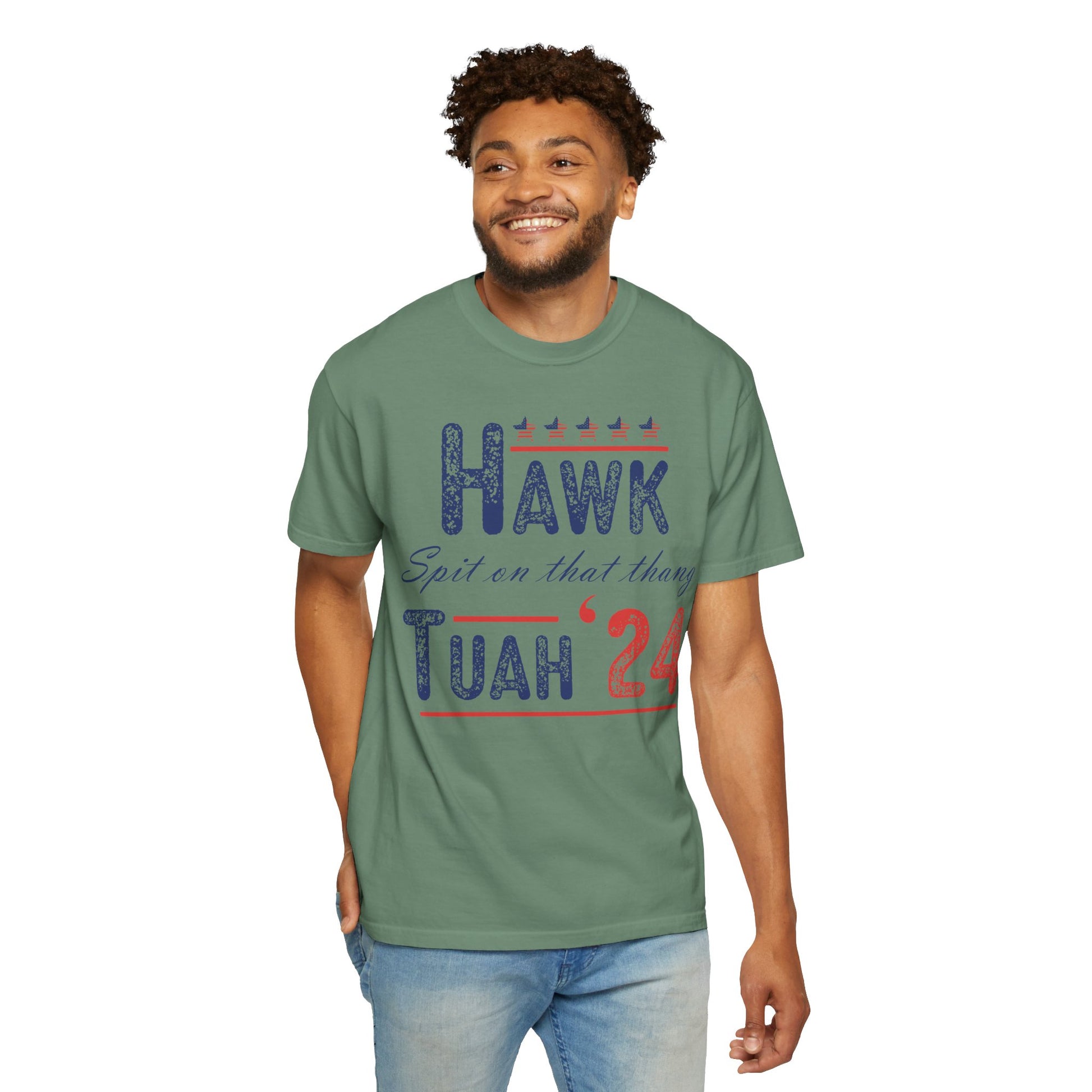 Hawk Tuah 24 Funny Saying Shirt - Spit On That Thang Girl Tee