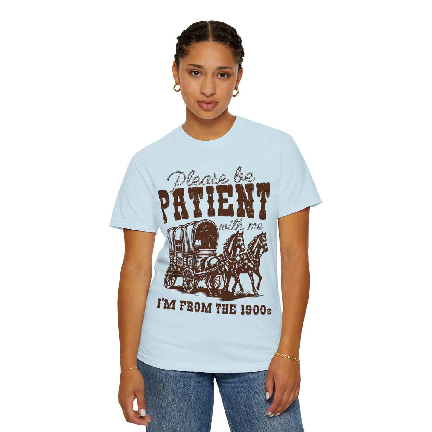 Please Be Patient With Me I'm From The 1900s Shirt, Funny Graphic Retro Shirt