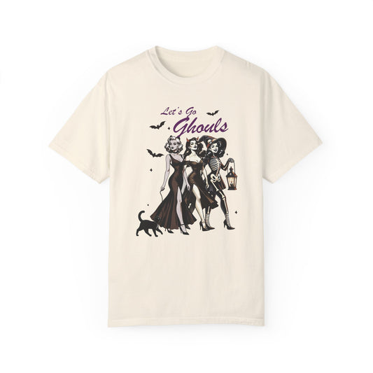 Halloween Girl Let's Go Ghouls Shirt Ivory