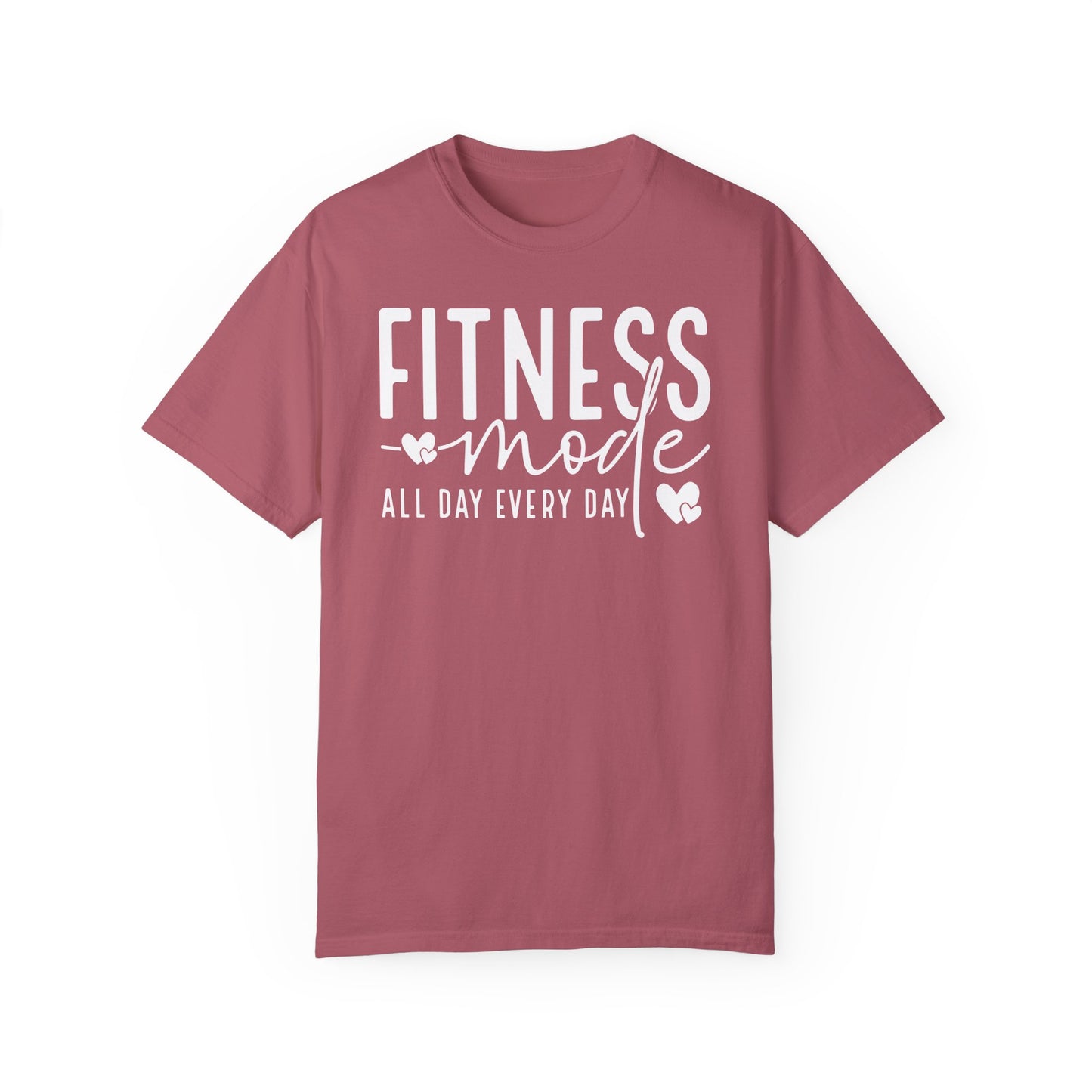 Fitness Mode Comfort Colors Gym Workout T-Shirt - Activewear Style