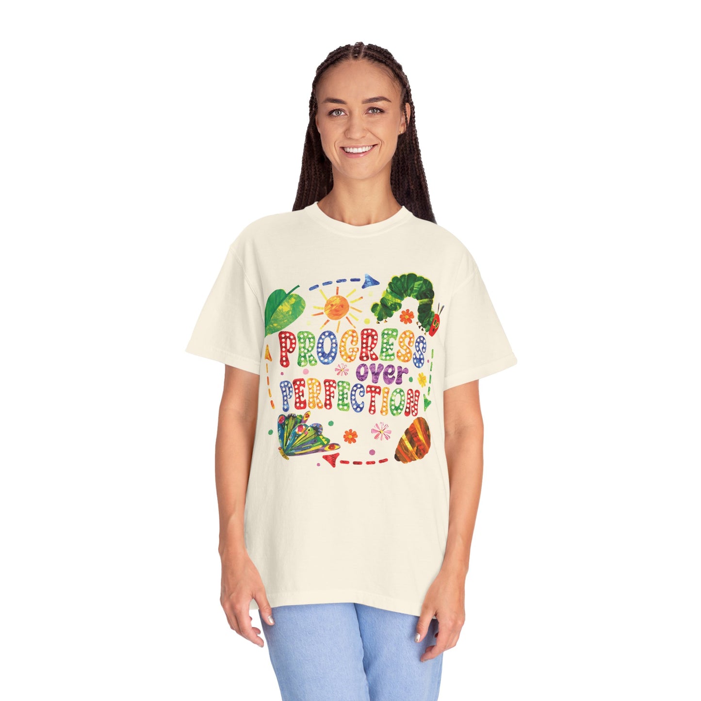 Progress Over Perfection Teacher Shirt - Inspirational Educator Apparel