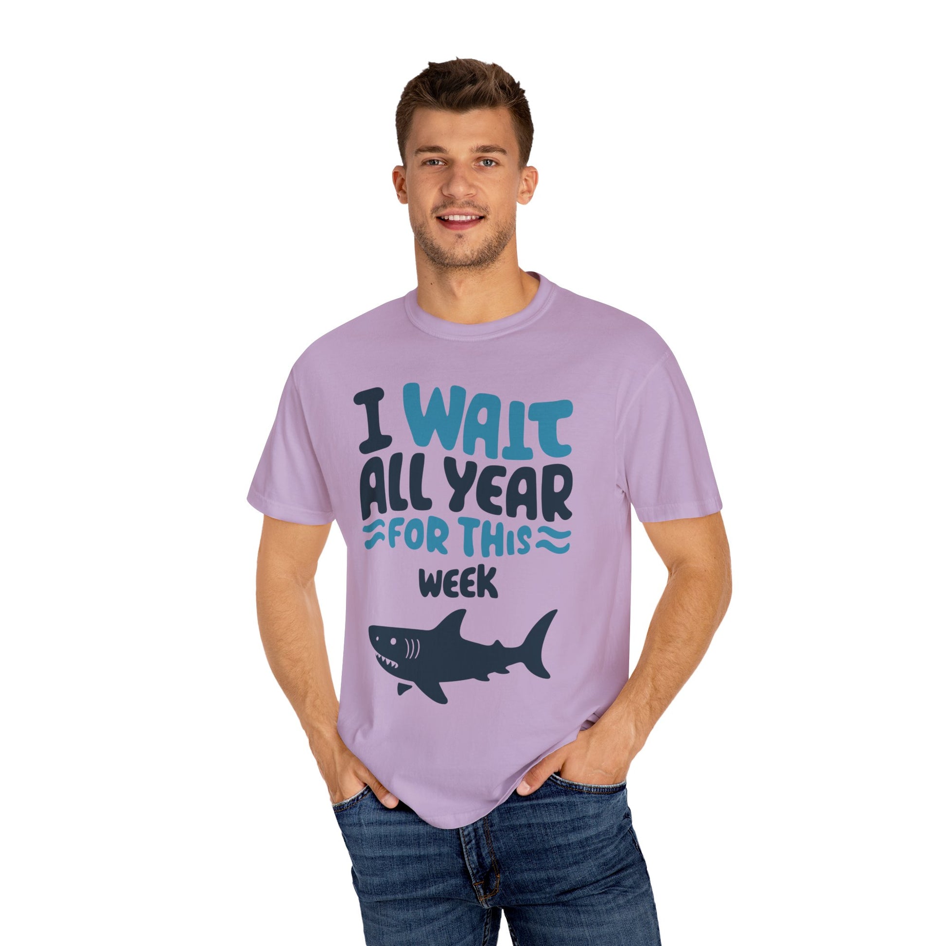 I Wait All Year For This Week Funny Shark T shirt