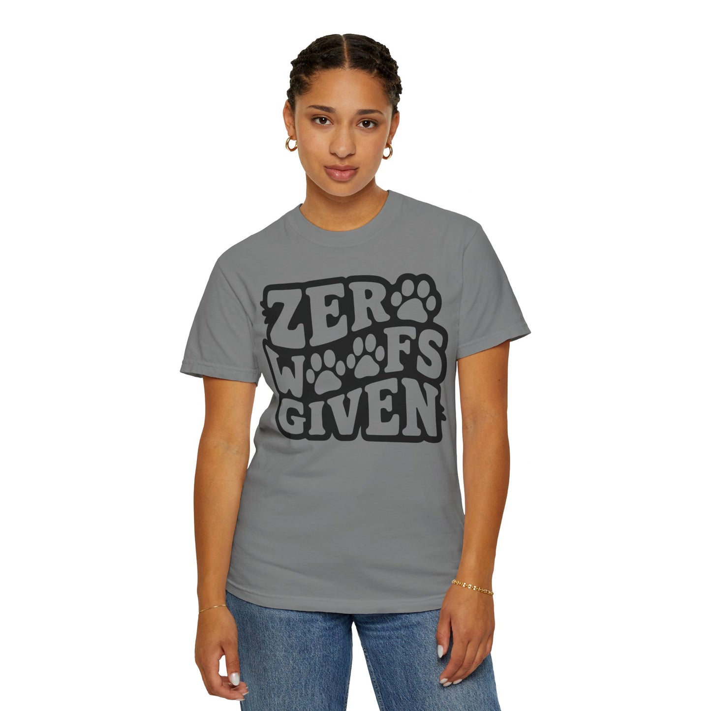 Funny Dog Shirt - Zero Woofs Given T shirt