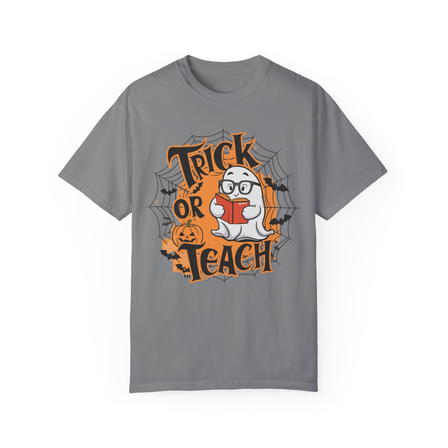 Teacher Halloween Shirt - Trick Or Teach Shirt Grey