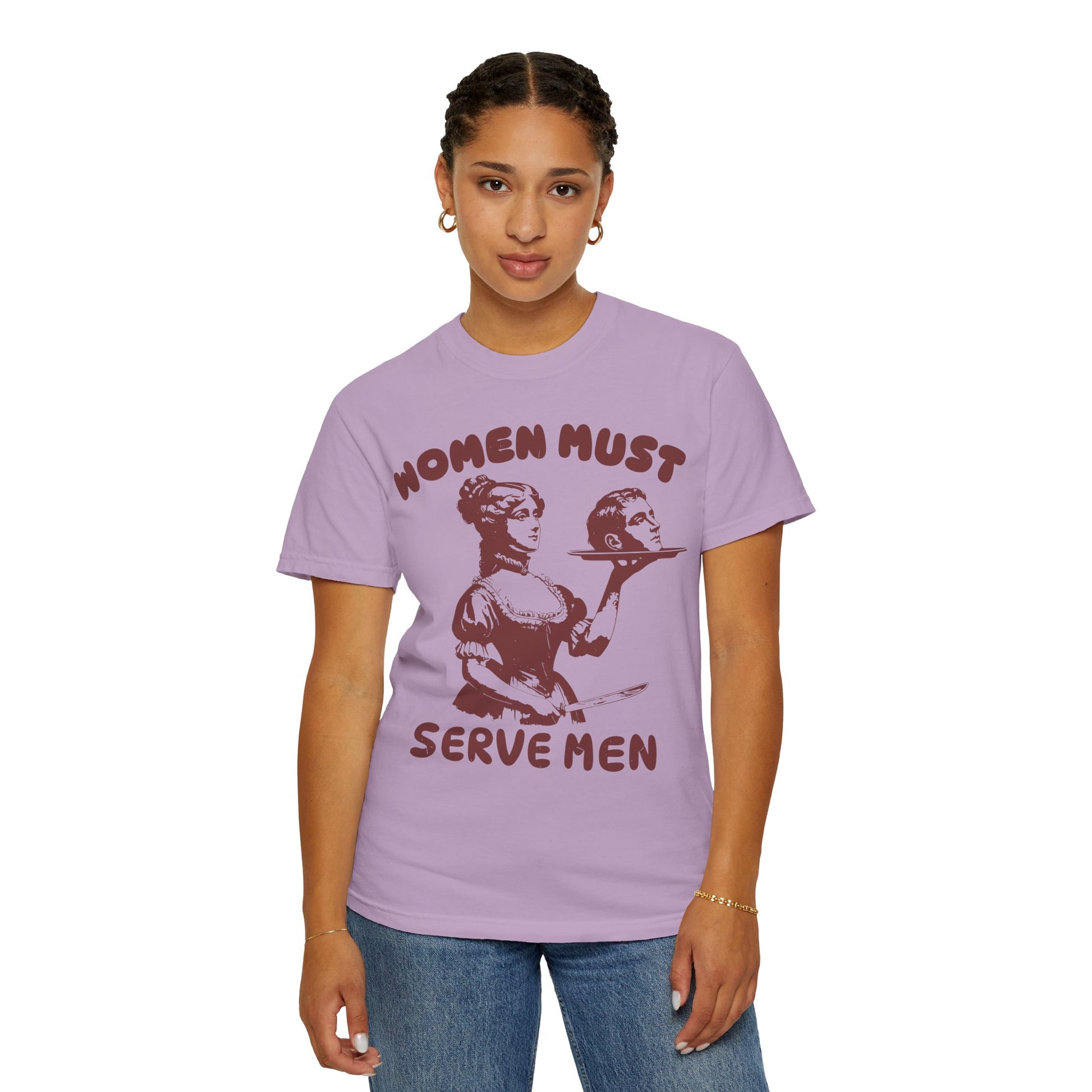 Women Should Serve Men T Shirt, Funny Feminist Shirts, Womens Rights Shirt