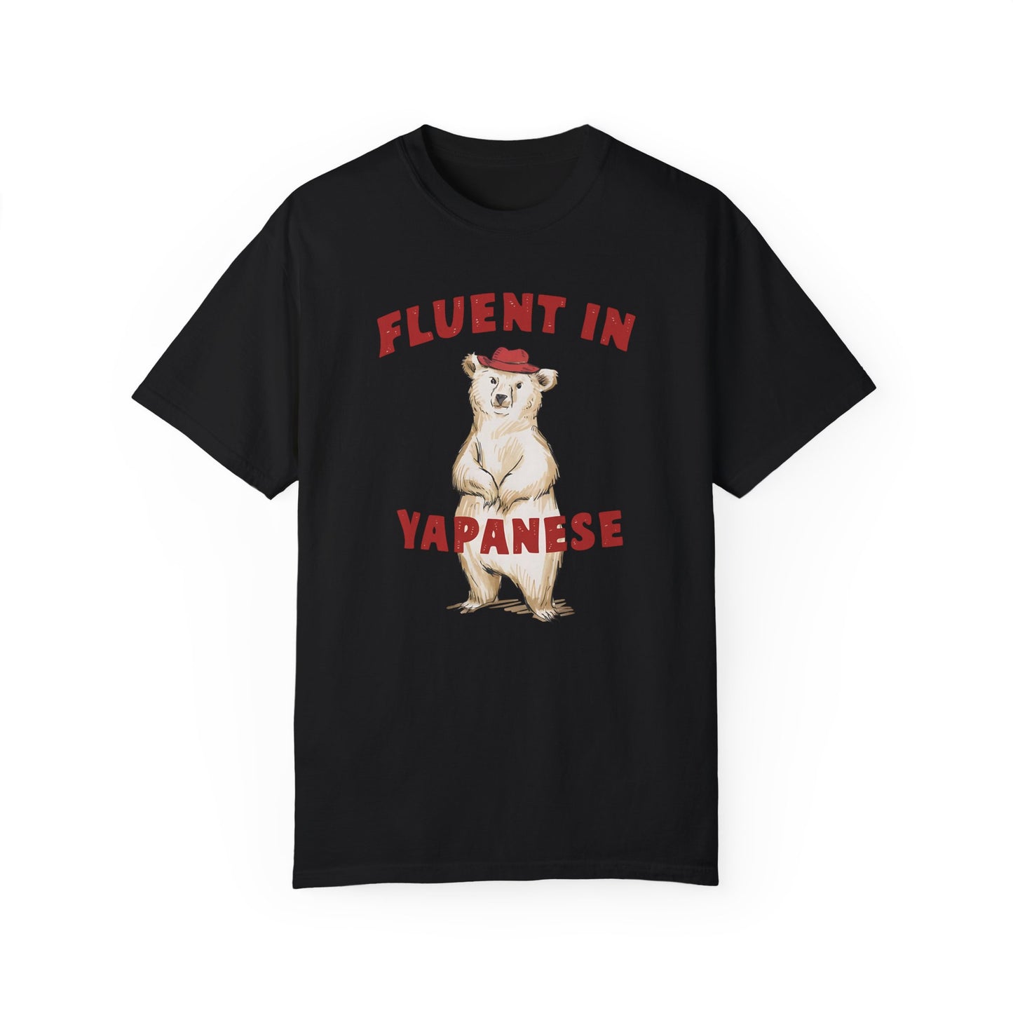 Fluent in Yapanese Funny Meme Shirt | Japanese Language Humor Tee Black