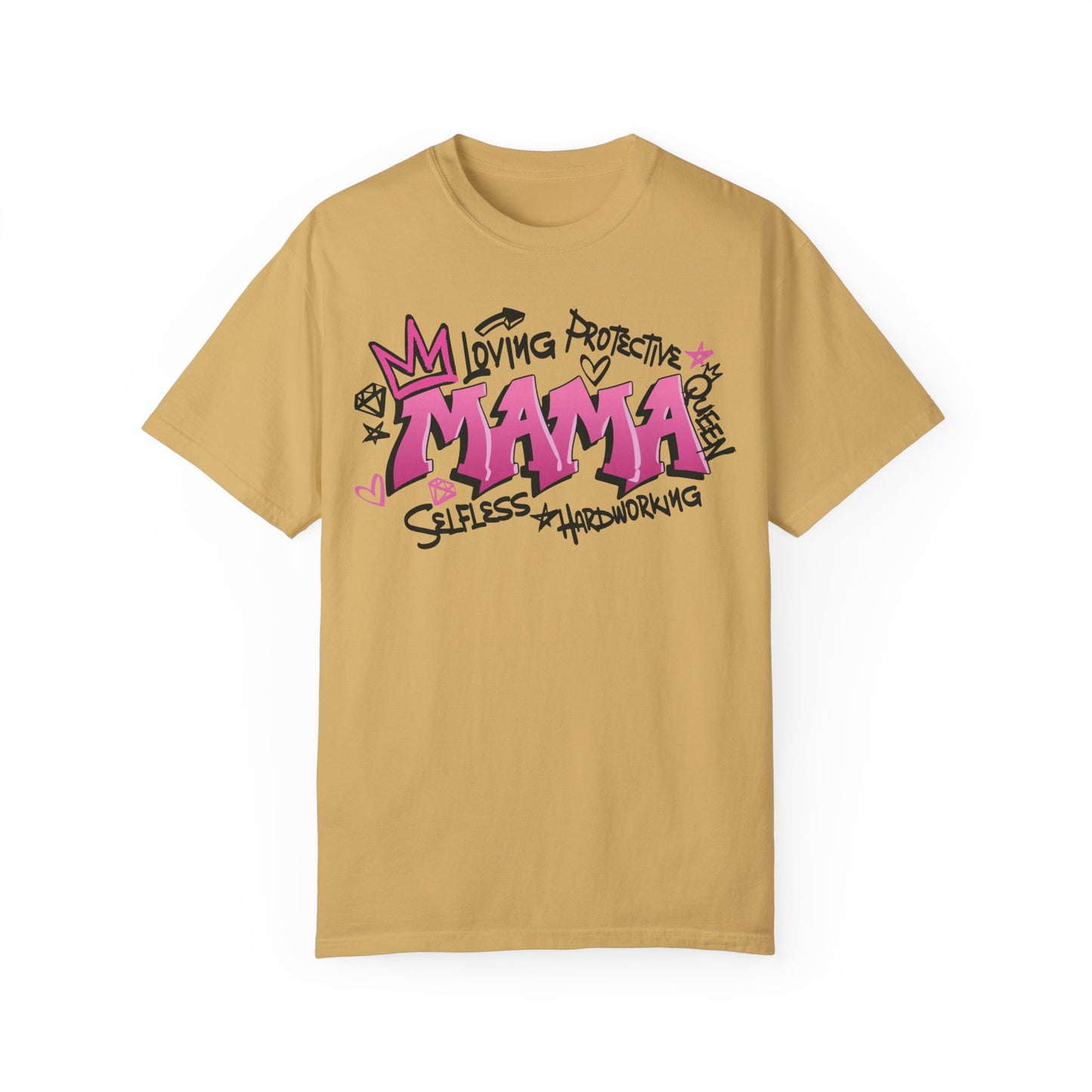 Mama Loving Protective Queen Shirt Mustard