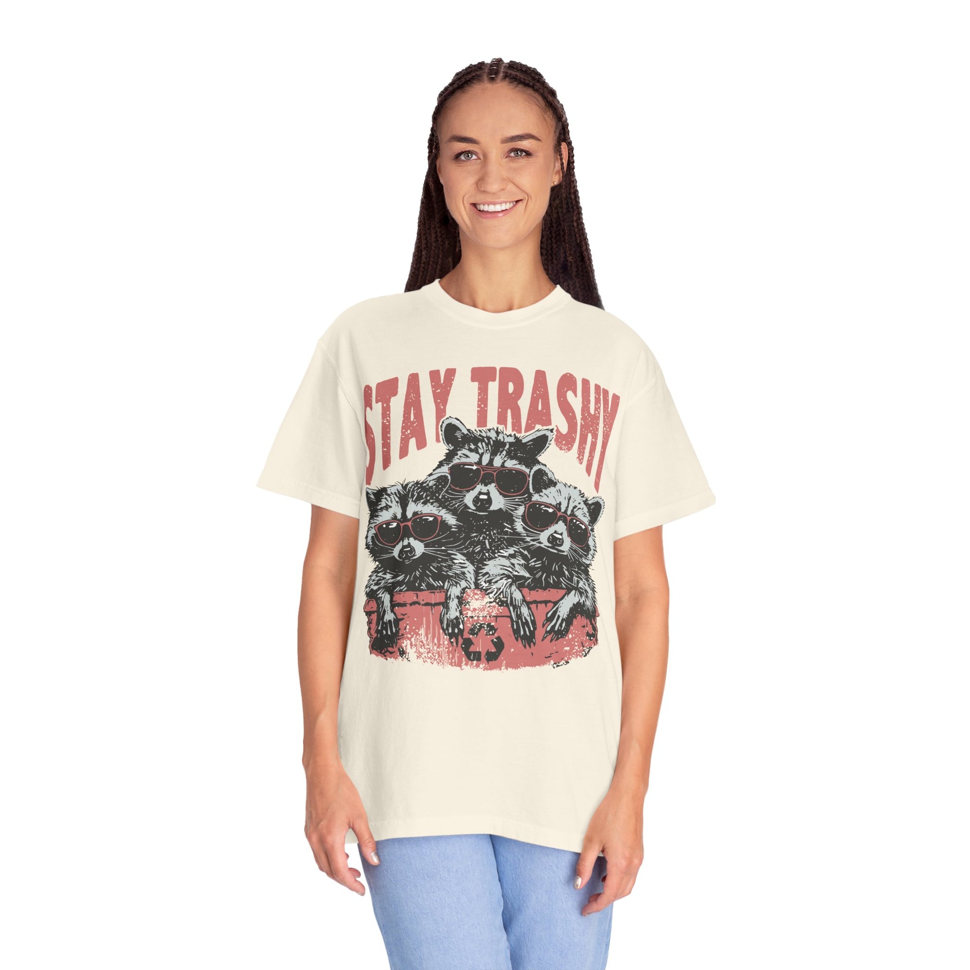 Stay Trashy T-shirt - Funny Raccoons Squad Shirt