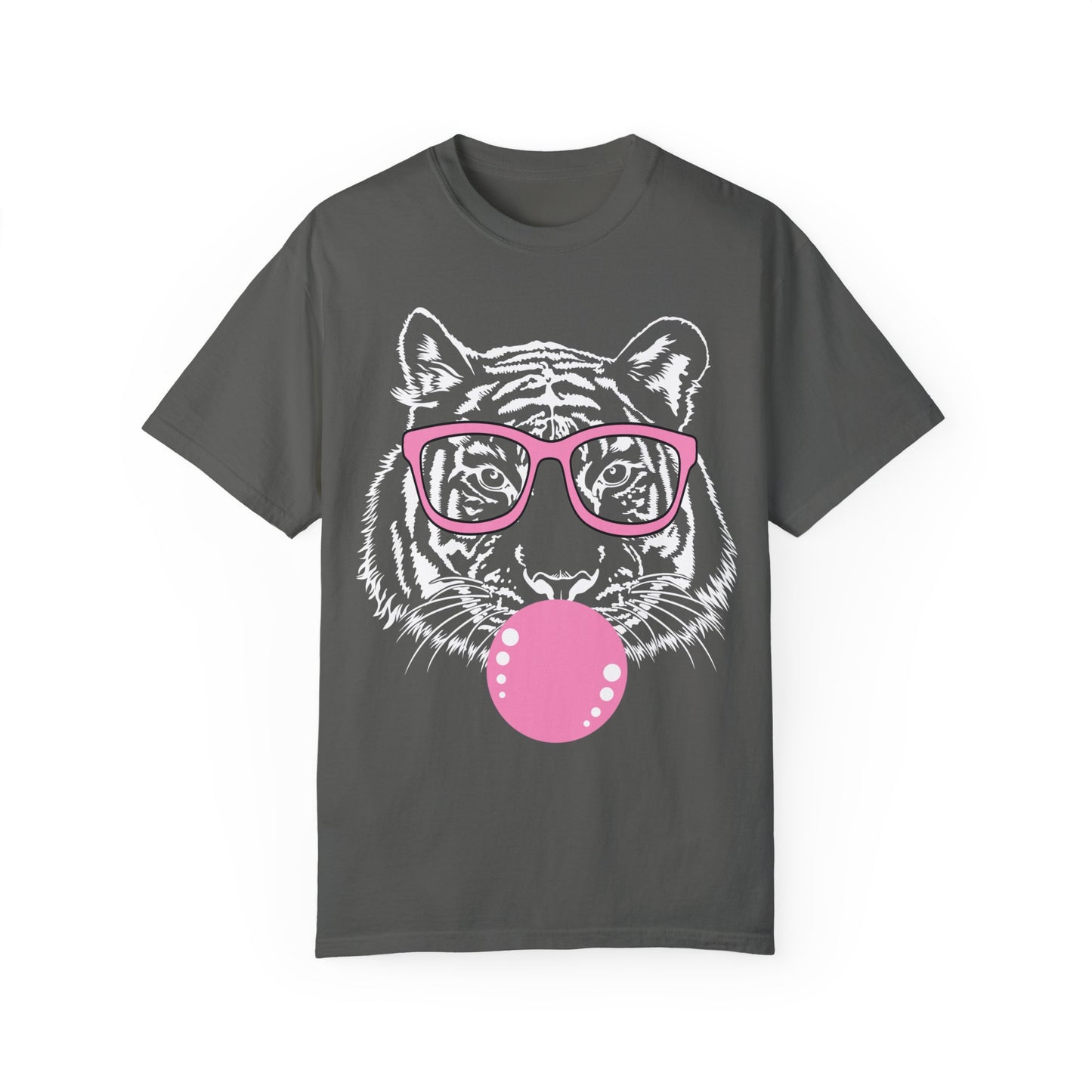 Tiger Shirt, Bubblegum Tiger T-shirt, Tiger Face Shirt Pepper