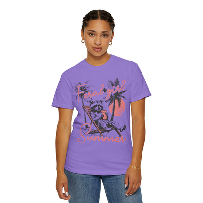 Feral Girl Summer Raccoon Shirt - Funny Meme Tee