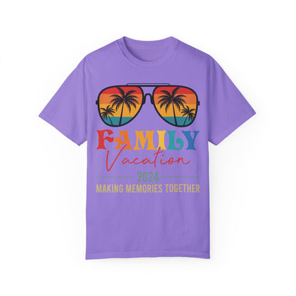 Family Vacation 2024 Making Memories Together Shirt - Family Matching Tees Violet