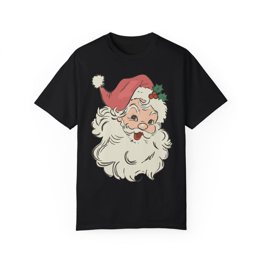 Vintage Santa Comfort Colors Shirt Black