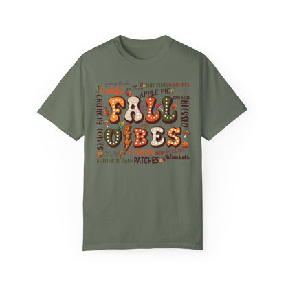 Comfort Colors Retro Fall Tshirt Moss