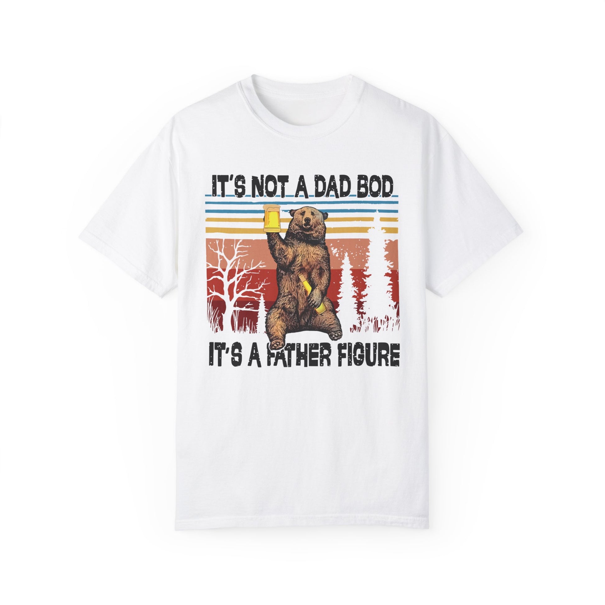 Dad Bear Funny Shirt | Humorous Apparel for Father's Day White