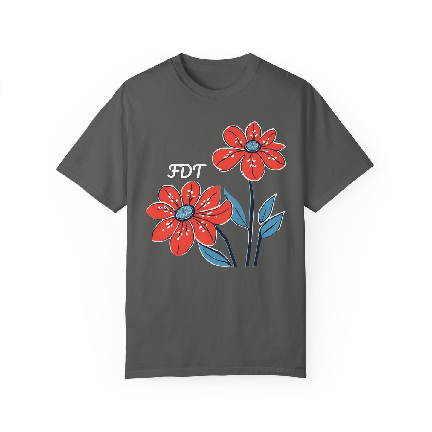 FDT Floral Comfort Colors Protest Shirt - Anti-Trump Graphic Tee