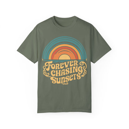 Sunset Shirt | Stylish Apparel for Beach and Summer Vibes Moss