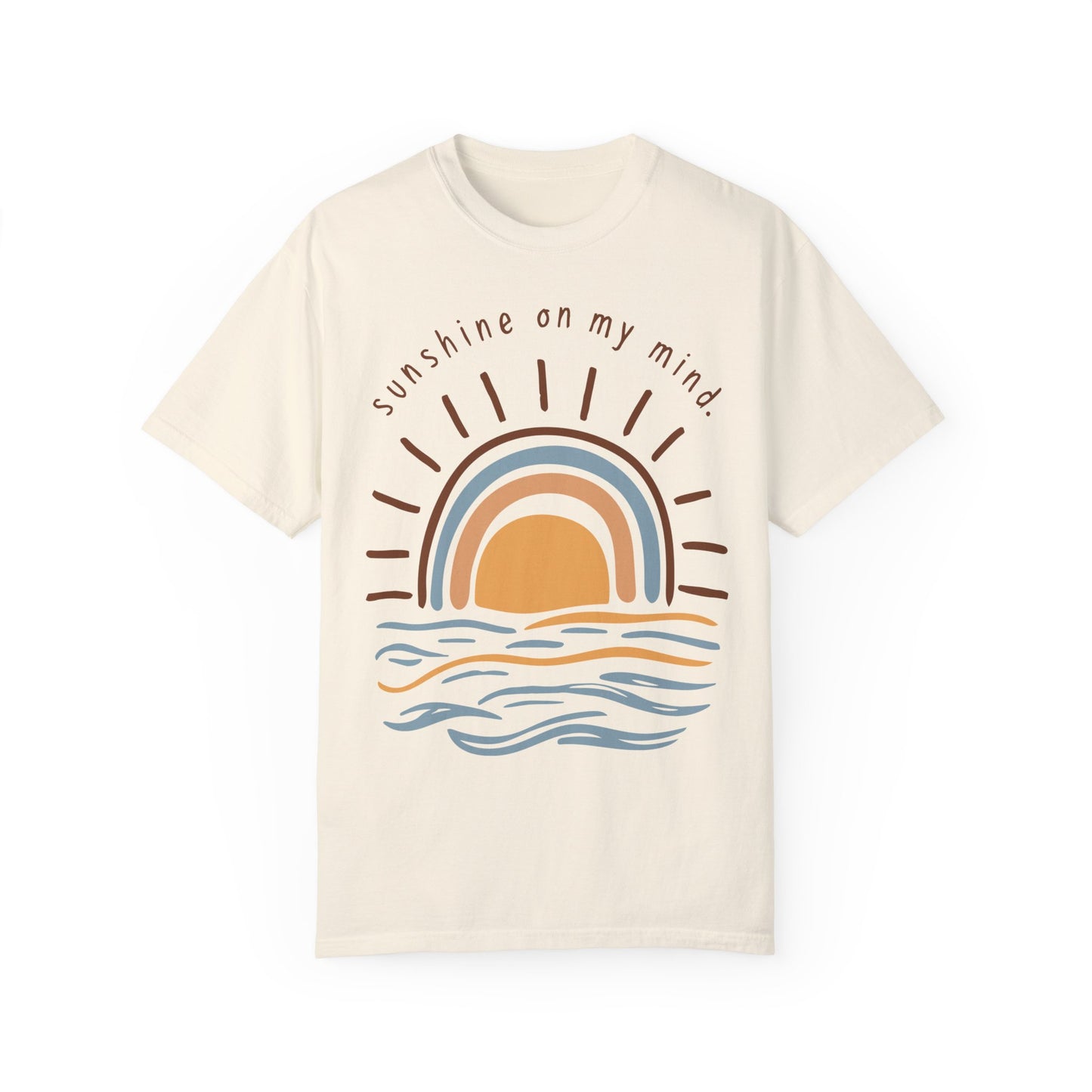 Sunshine on My Mind Summer Shirt | Beachwear and Vacation Apparel Ivory