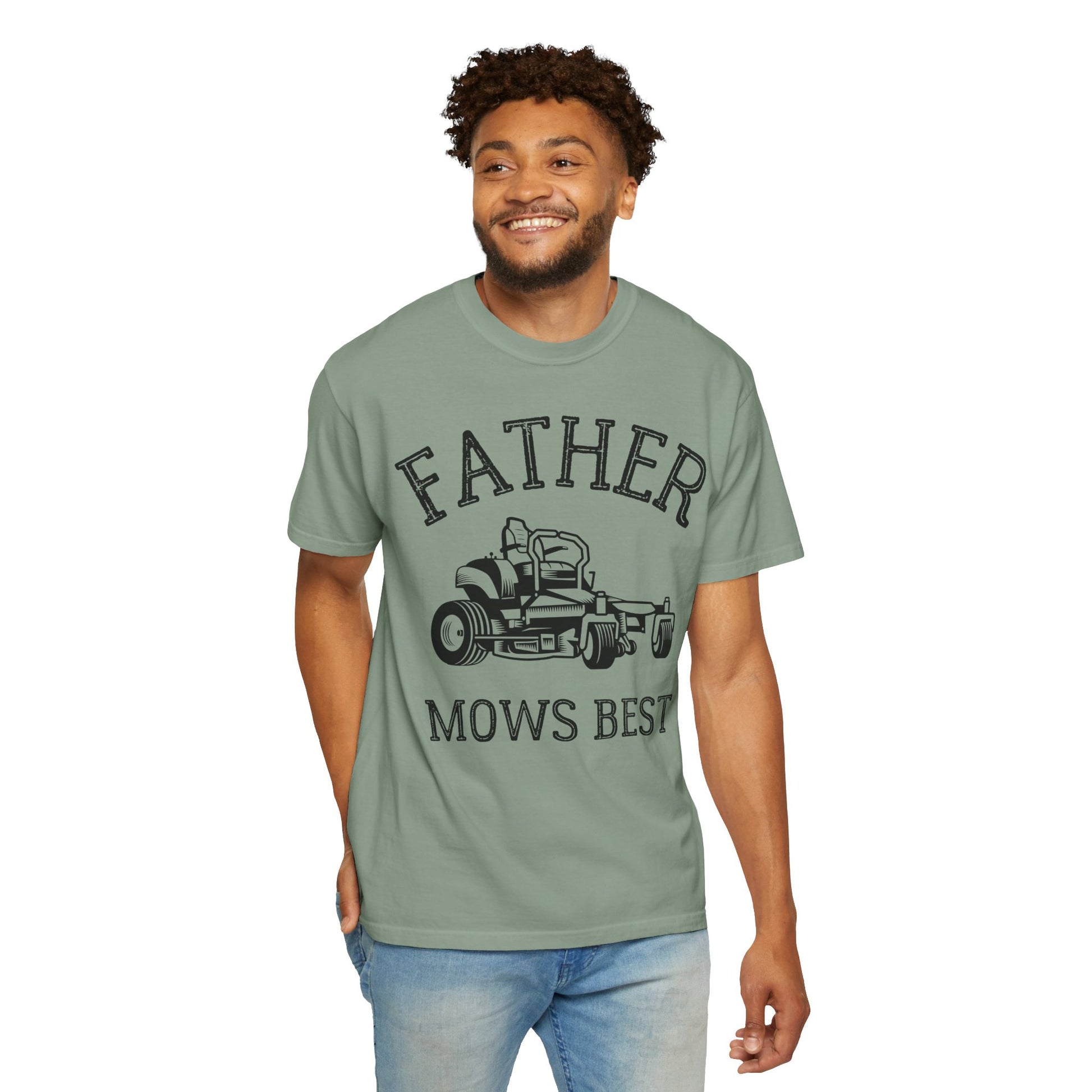 Father Mows Best Lawn Mowing Shirt | Funny Dad Gift Idea