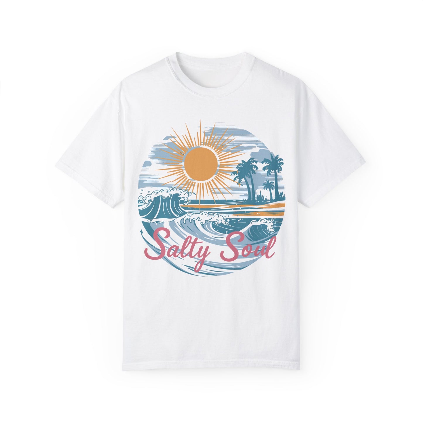 Discover Salty Soul Beach Summer Shirts for Coastal Vibes White