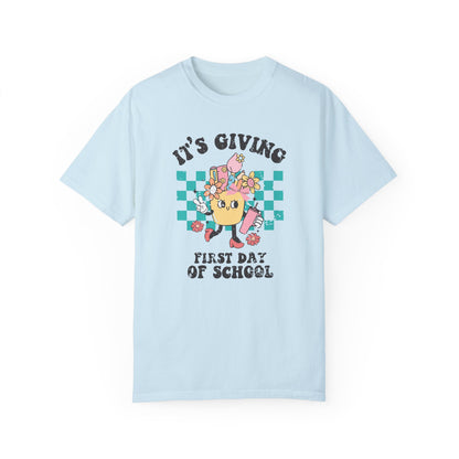 First Day of School Teacher Shirt - Back to School Shirt for Teachers Chambray