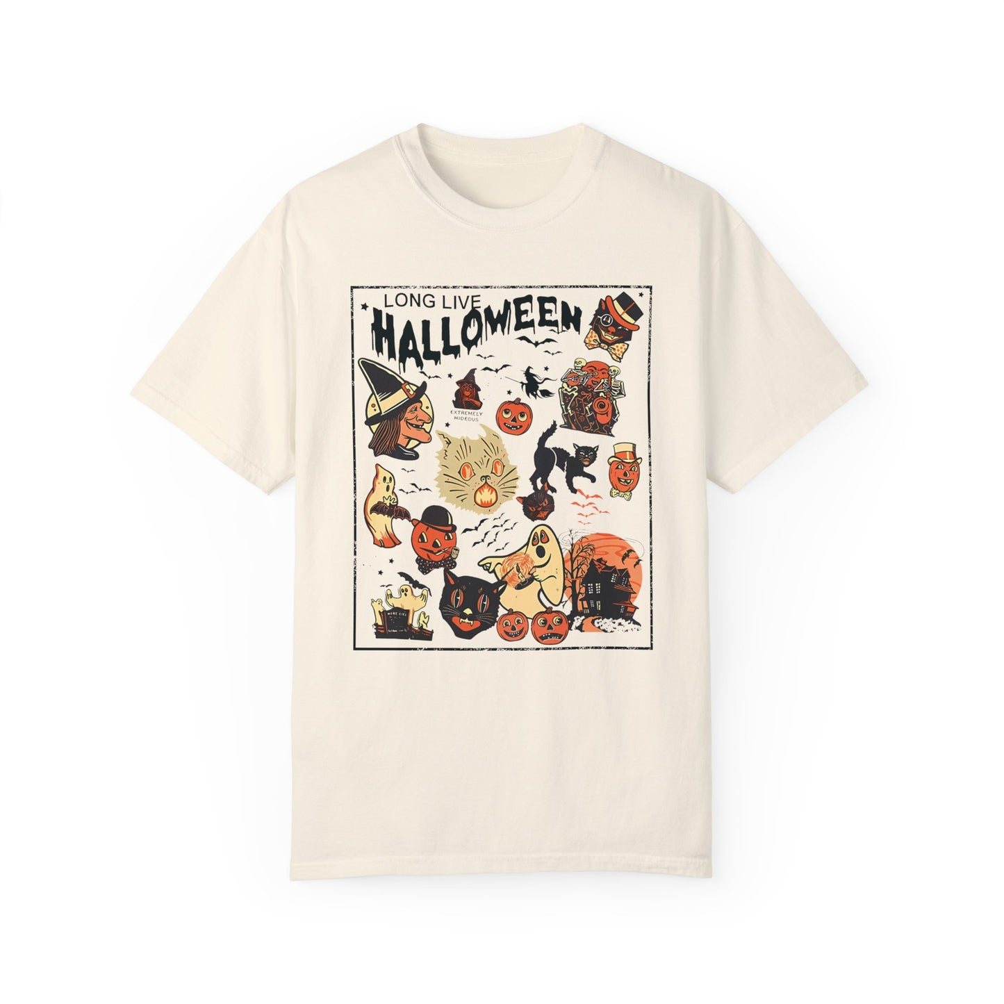 Retro Halloween Shirt, Long Live Halloween, Vintage Halloween Shirt Ivory