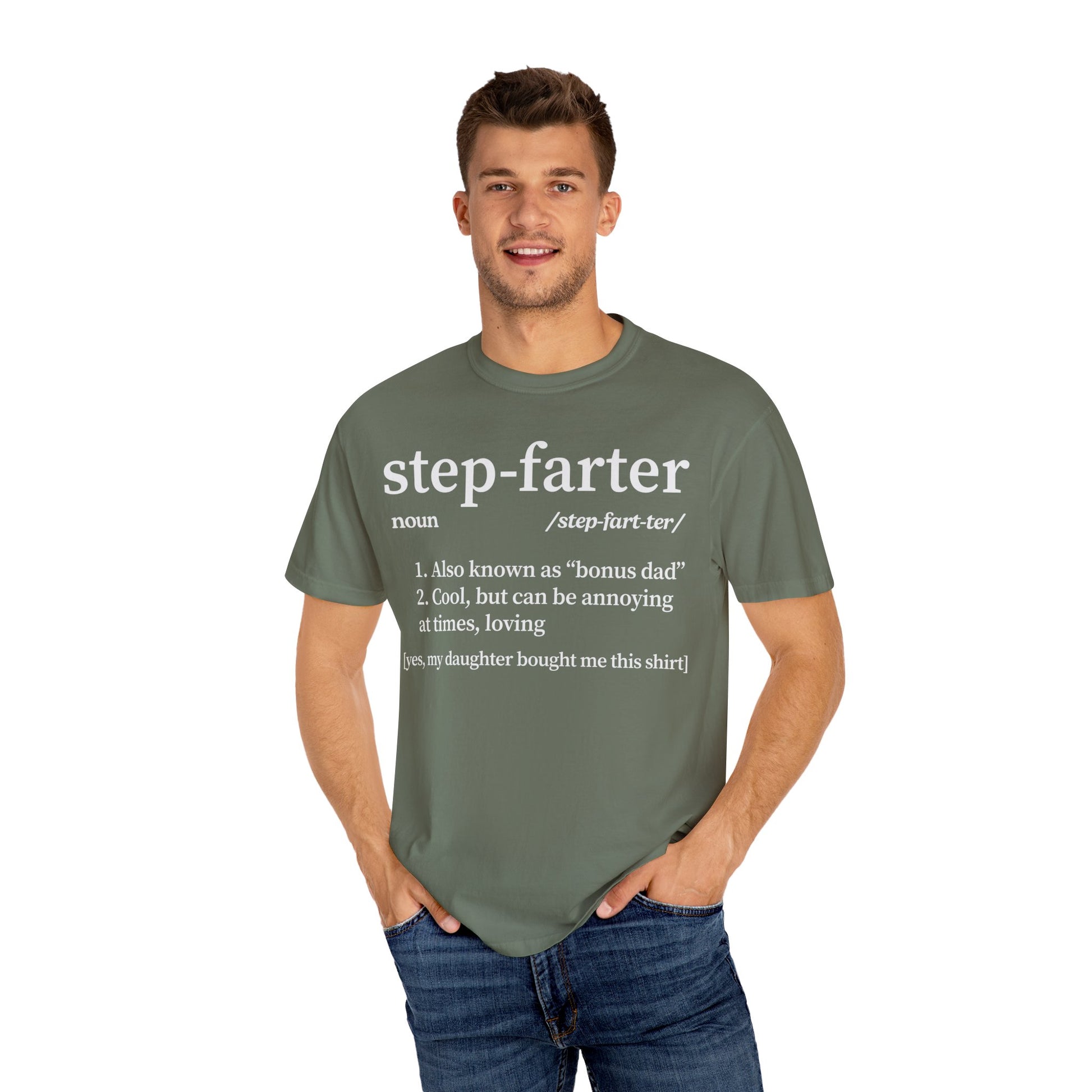 Funny Step Dad Definition Step Farter T-shirt